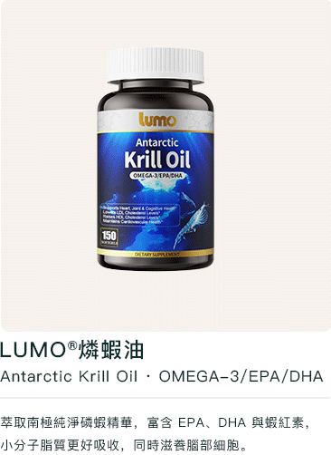LUMO 磷蝦油產品卡片